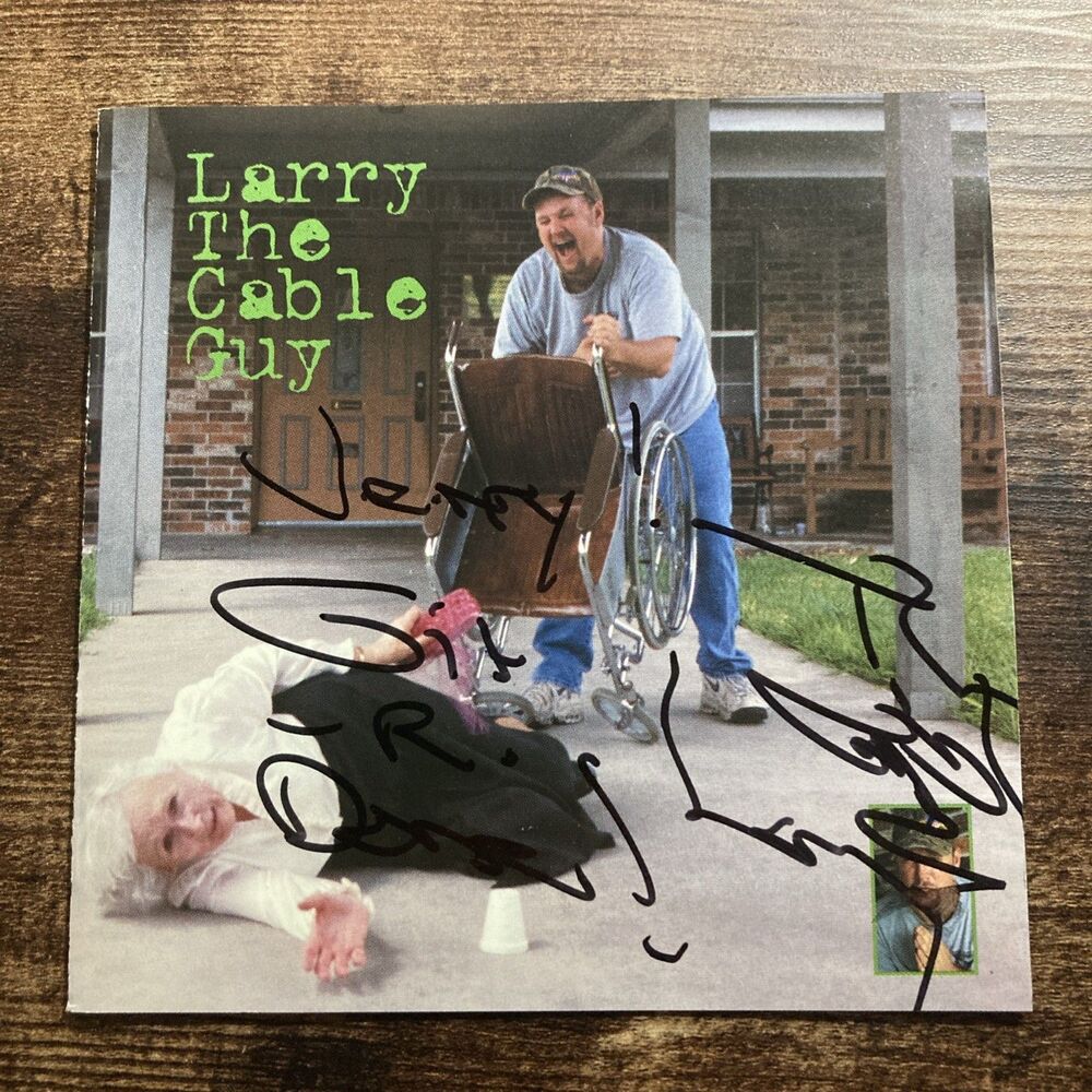 Larry the Cable Guy - Lord, I Apologize (CD) Signed Complete Fantastic Condition